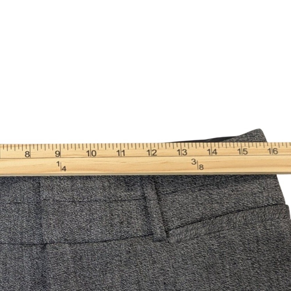 AB‎ Studio Dress Slacks 8 Gray Brown Textured Professional Stretch Trousers - Picture 7 of 9